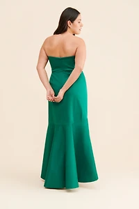 Hutch Strapless Ruffled Gown