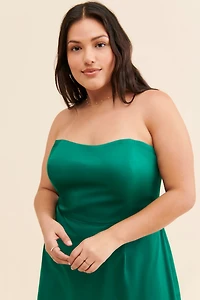 Hutch Strapless Ruffled Gown