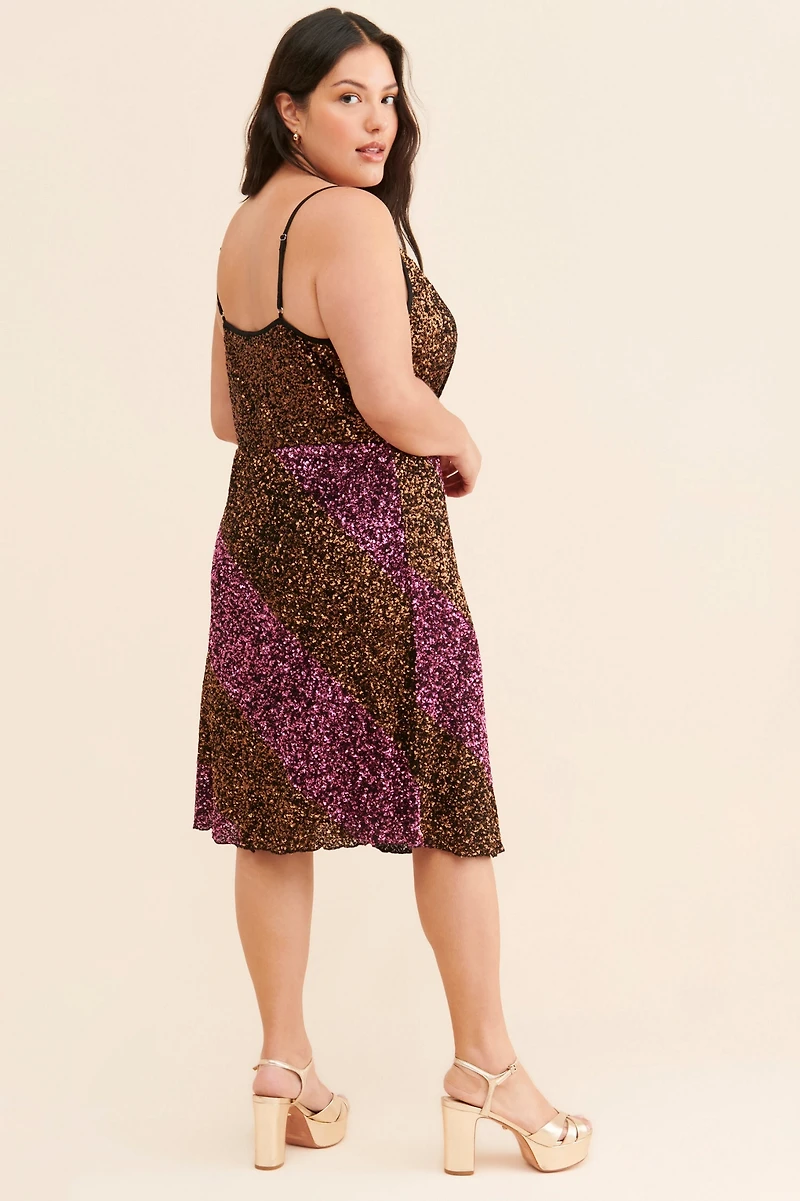Bl-nk Rossellini Sequin Dress