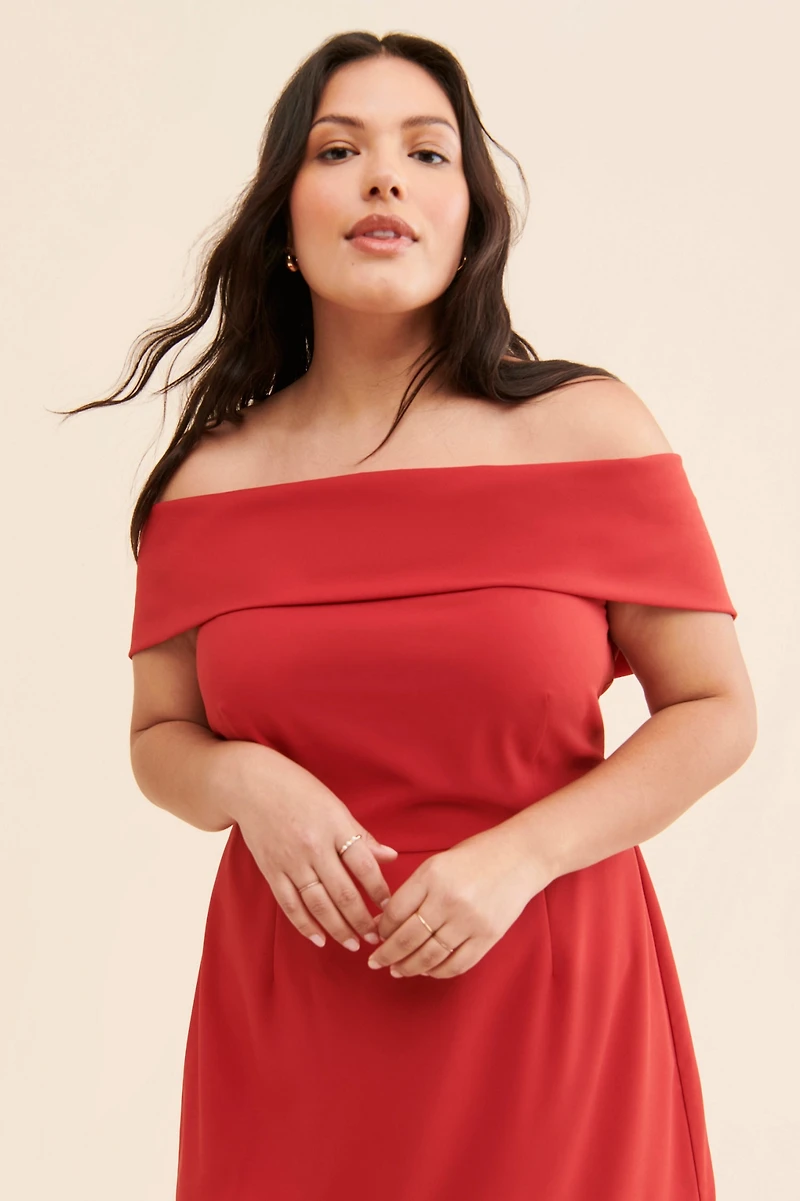 Hutch Gloria Off-The-Shoulder Dress