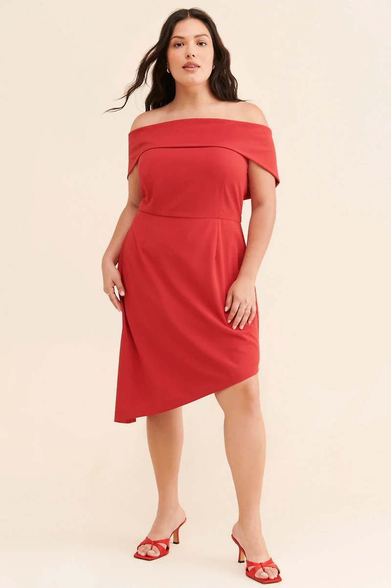 Hutch Gloria Off-The-Shoulder Dress