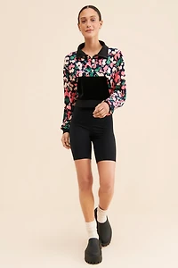 Dazey LA Velvet Half-Zip Pullover