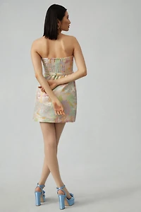Maeve Strapless Bow Mini Dress
