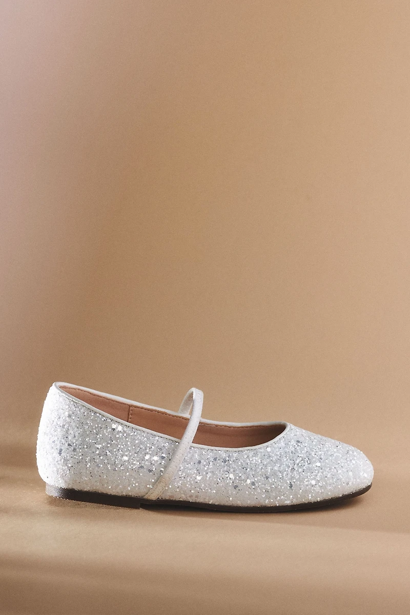 Princess Daliana Glitter Flower Girl Flats