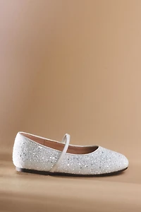 Princess Daliana Glitter Flower Girl Flats
