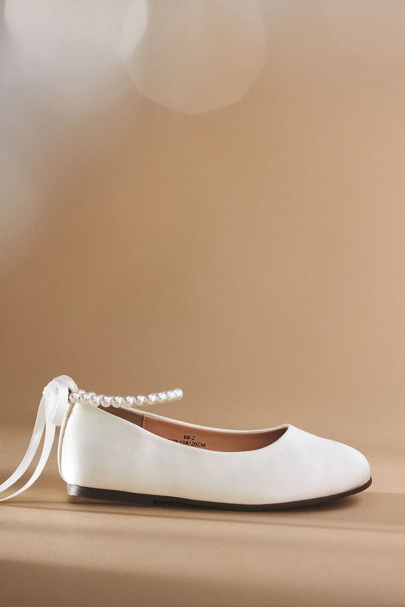 Princess Daliana Pearl Flower Girl Flats