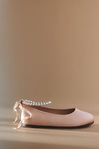 Princess Daliana Pearl Flower Girl Flats
