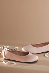 Princess Daliana Pearl Flower Girl Flats