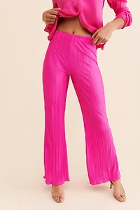 Good American Always Fit Plisse Pants