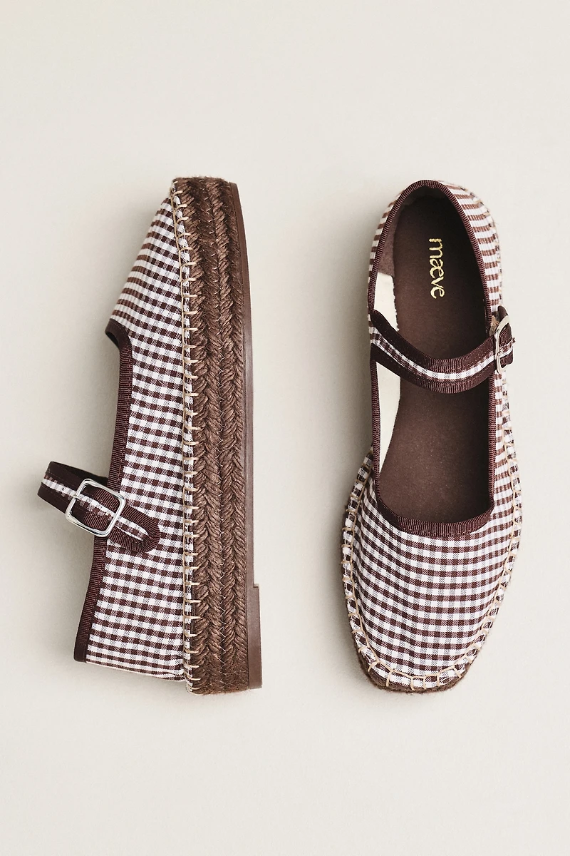 Maeve Mary Jane Espadrille Flats