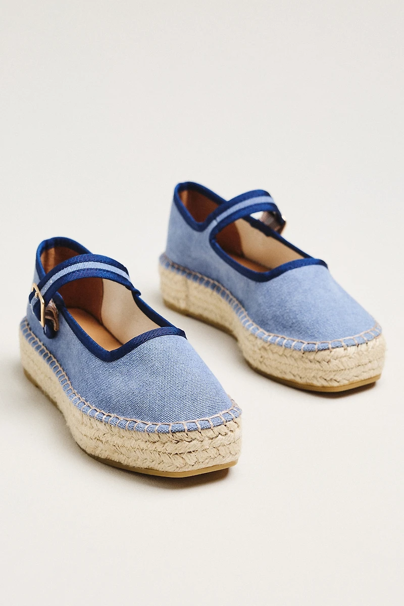 Maeve Mary Jane Espadrille Flats