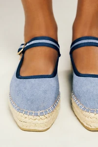 Maeve Mary Jane Espadrille Flats