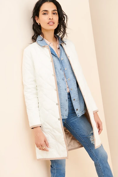 TAION Piping Crew Neck Down Jacket