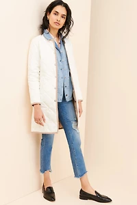 TAION Piping Crew Neck Down Jacket