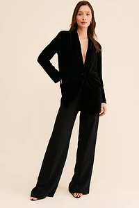 Endless Rose Velvet Blazer