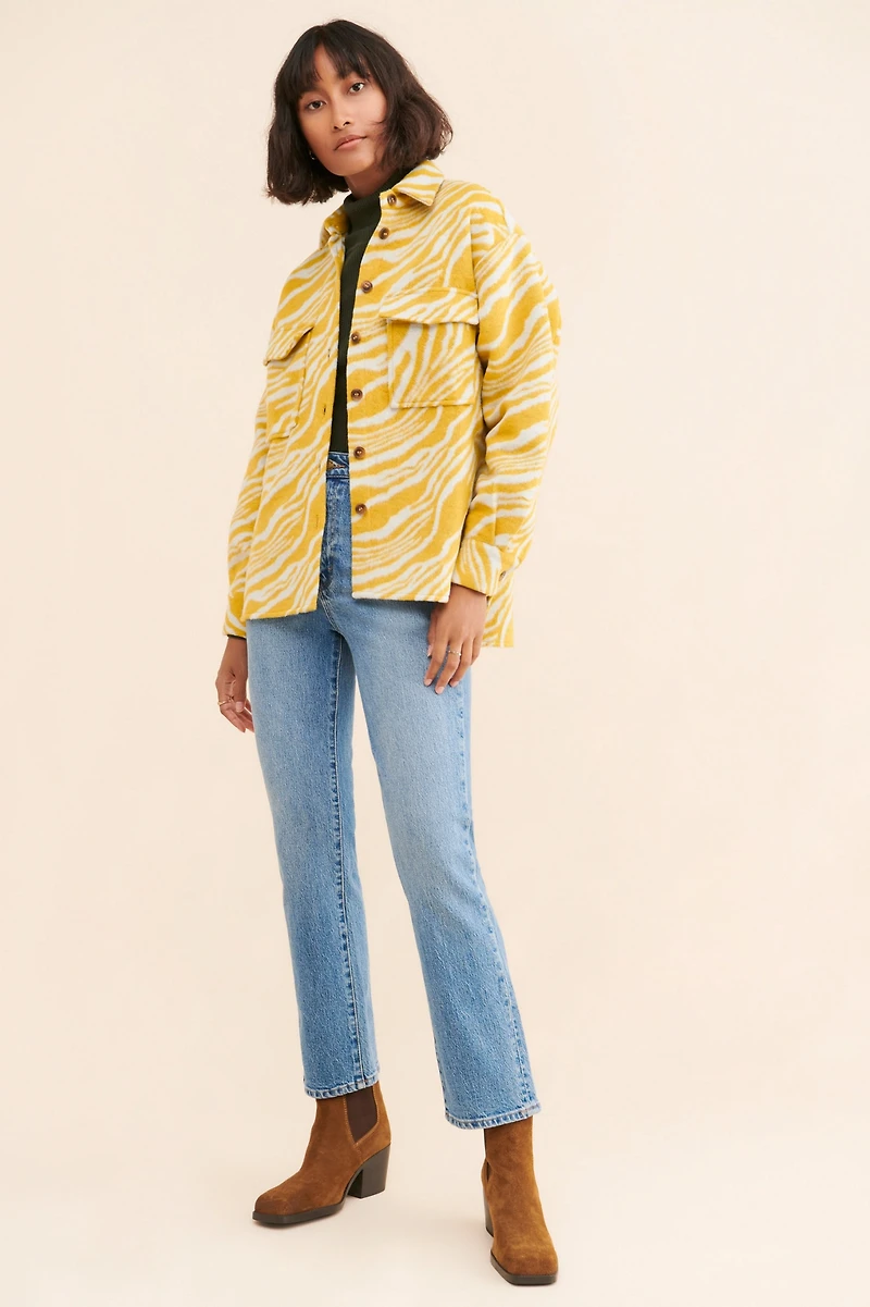 RAHI Zebra Shirt Jacket