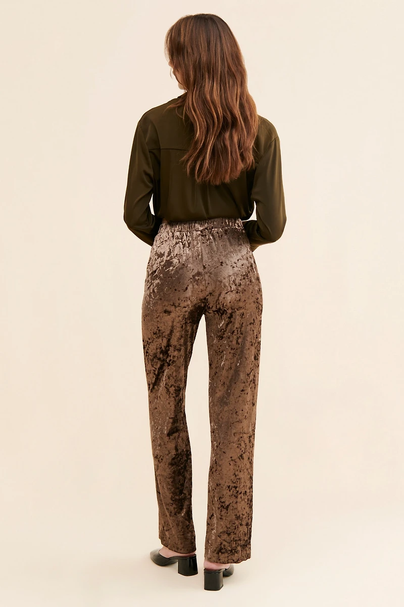 En Saison Madeleine Velvet Pants