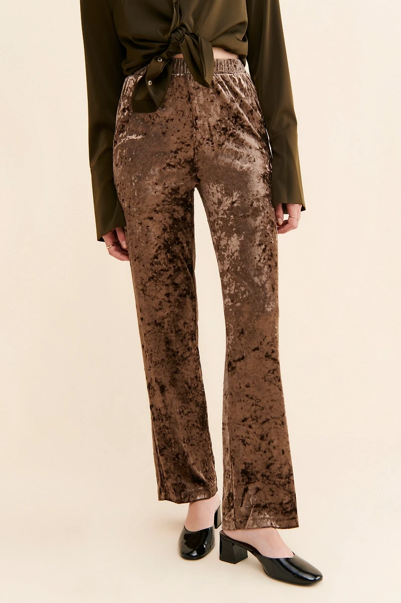 En Saison Madeleine Velvet Pants