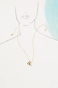 Bubble Letter Monogram Necklace