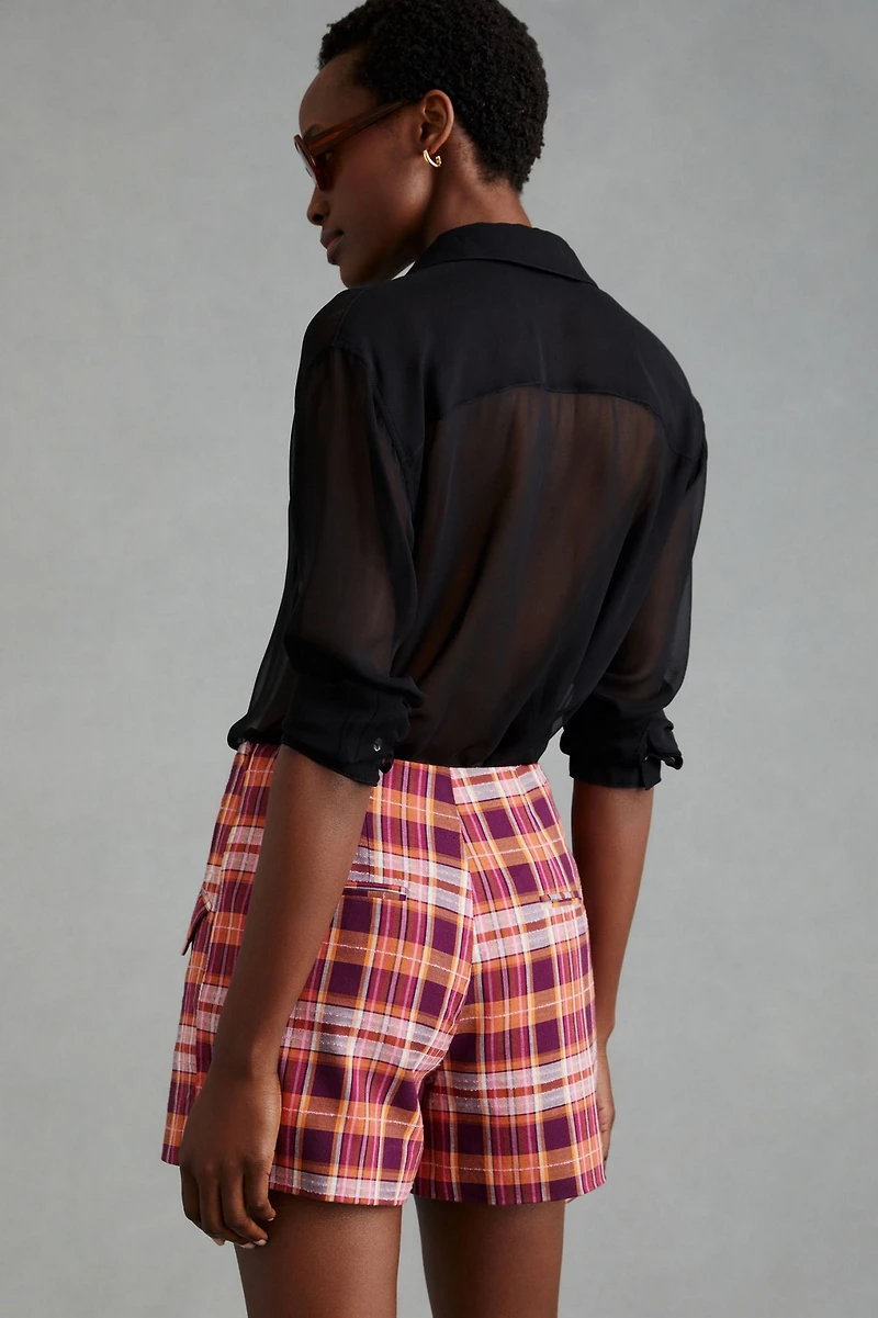 Maeve Sunday Plaid Mini Skort