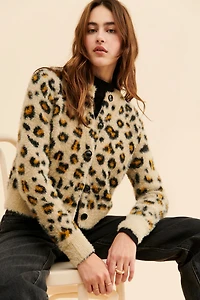Ciebon Nellee Fuzzy Cardigan
