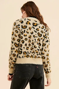 Ciebon Nellee Fuzzy Cardigan