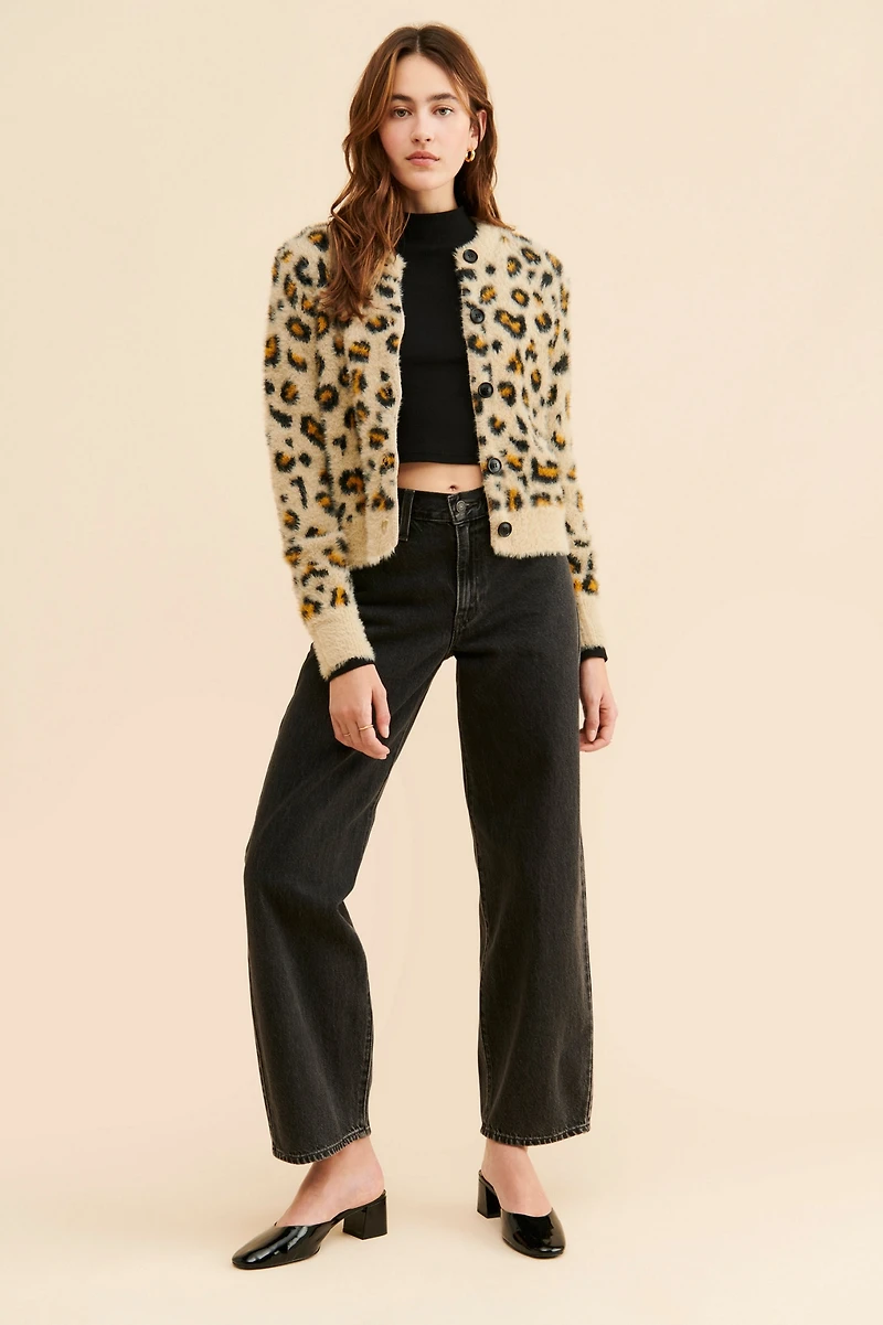 Ciebon Nellee Fuzzy Cardigan