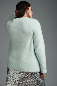 Maeve Plush V-Neck Sweater
