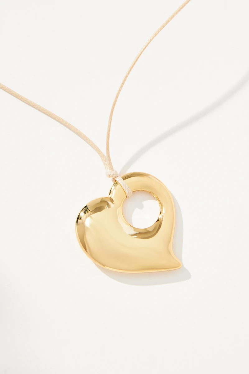 Frasier Sterling Love Note Cord Choker Necklace