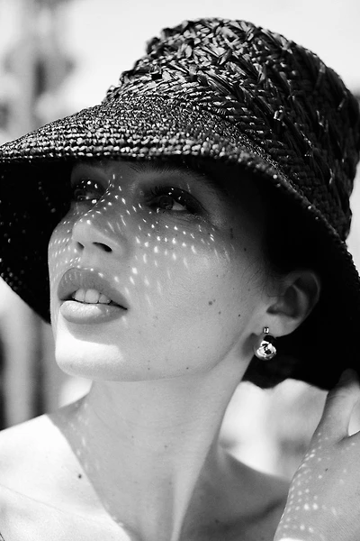 Wyeth Double-Weave Straw Bucket Hat