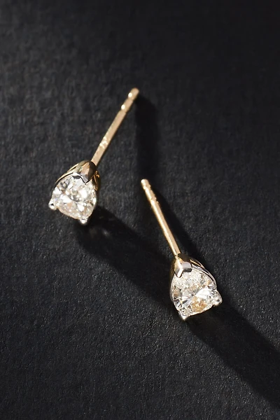 Pear-Cut 0.5ct Diamond Earrings