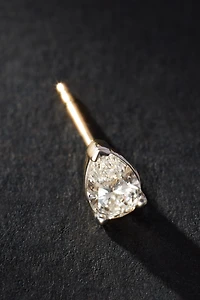 Pear-Cut 0.5ct Diamond Earrings
