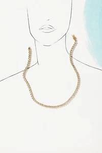 Modern Tennis Necklace
