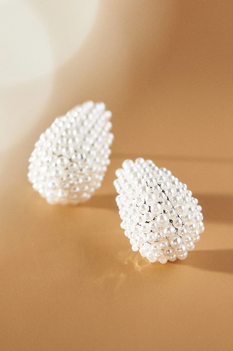 The Petra Drop Earrings: Pearl Edition