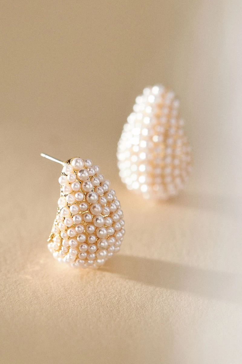 The Petra Drop Earrings: Pearl Edition