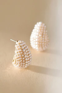 The Petra Drop Earrings: Pearl Edition