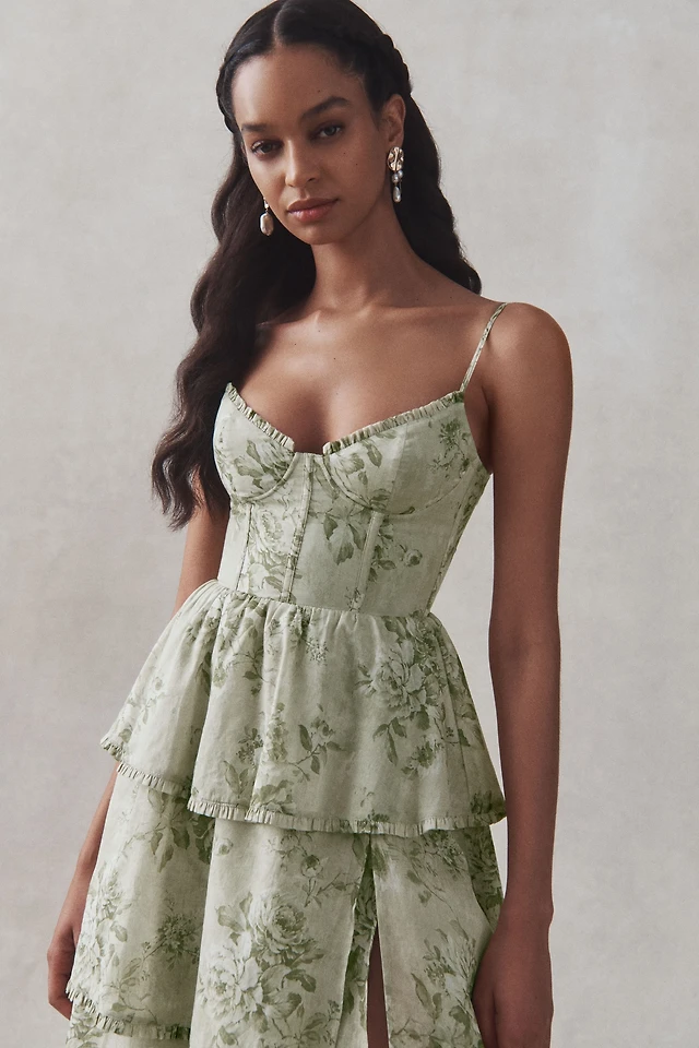V. Chapman Caterina Corset Ruffle Dress | The Summit V. Chapman Caterina Corset Ruffle Dress | The Summit