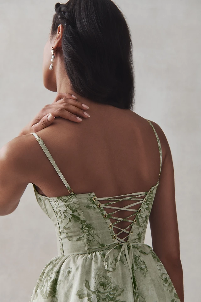 V. Chapman Caterina Corset Ruffle Dress | The Summit