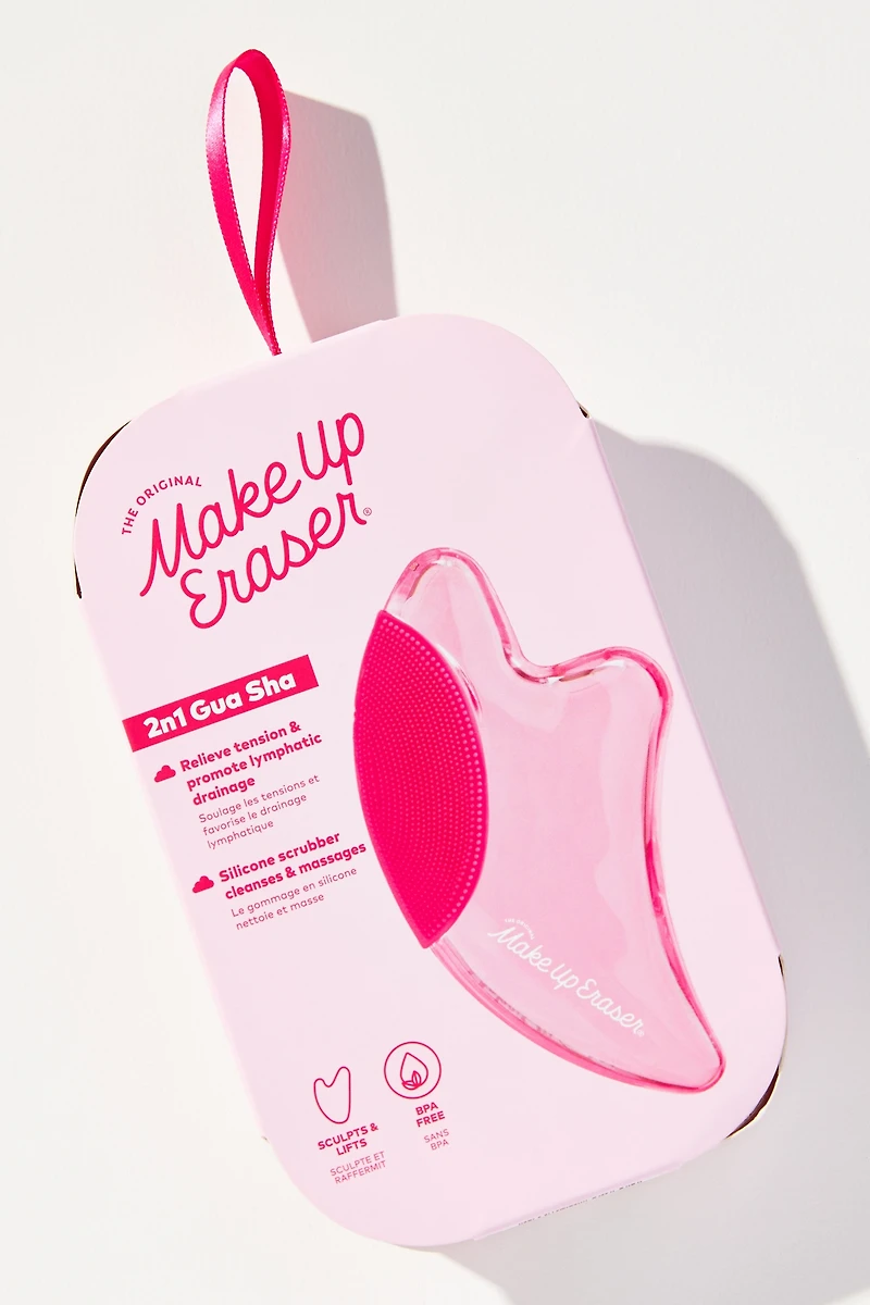 Makeup Eraser PUFF Eraser: 2-in-1 Gua Sha