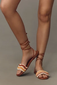 Kaanas Lantana Wavy Crochet Flats