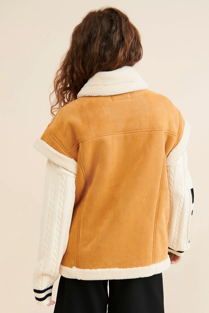 [BLANKNYC] Biscotti Faux Suede Vest