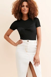 NSR Twist Front Bodysuit