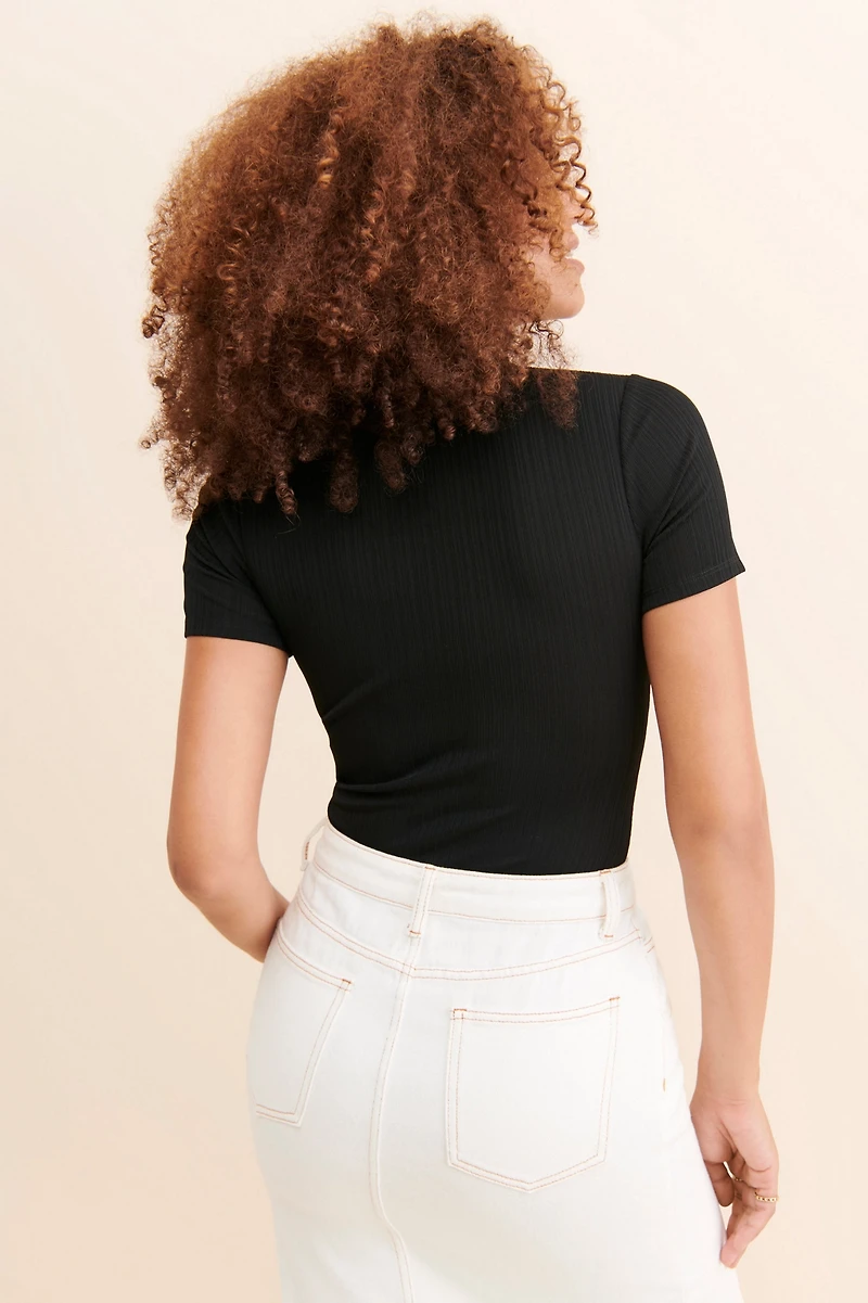 NSR Twist Front Bodysuit