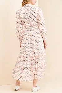 Steele Quinn Polka Dot Maxi Dress