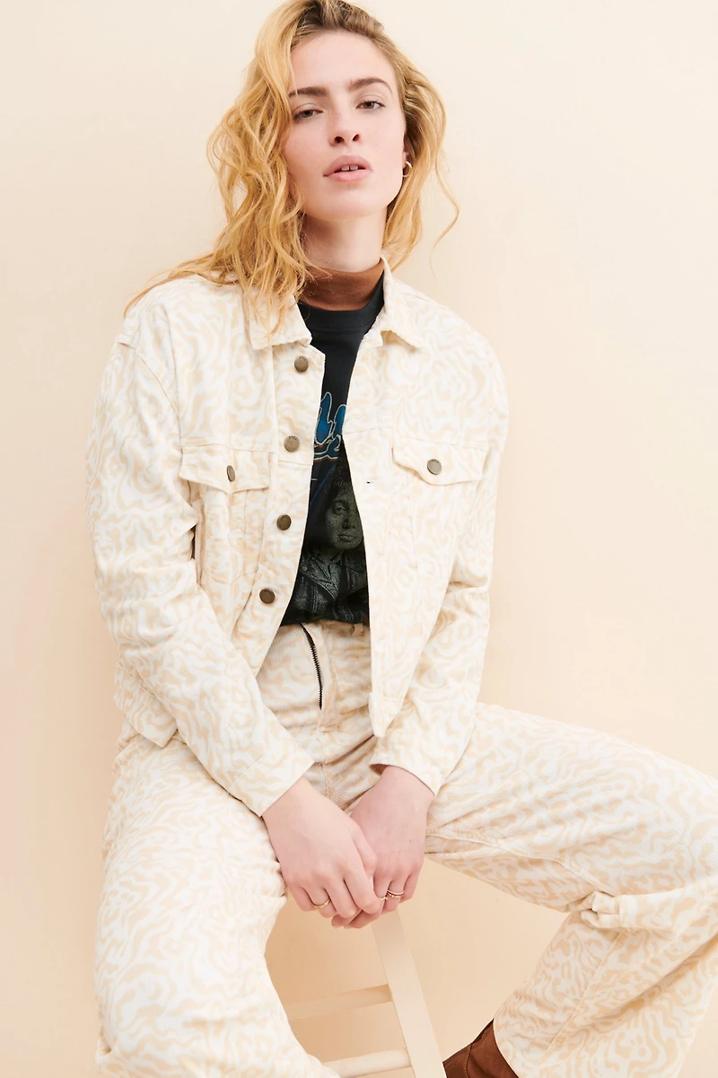PTCL Printed Corduroy Pants