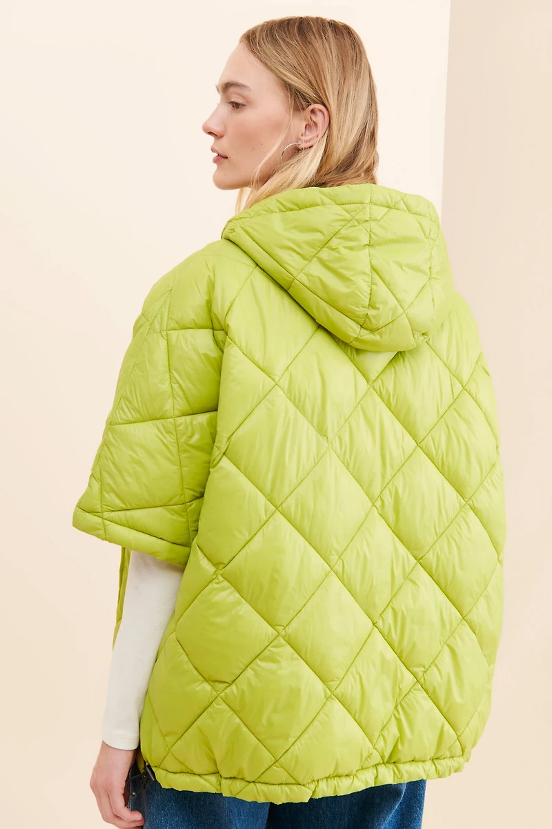 Noize Kiera Quilted Poncho