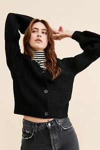 RD Style Krystelle Balloon Sleeve Cardigan