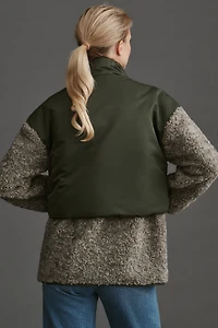 Avec Les Filles Fleece Twofer Jacket