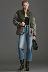 Avec Les Filles Fleece Twofer Jacket