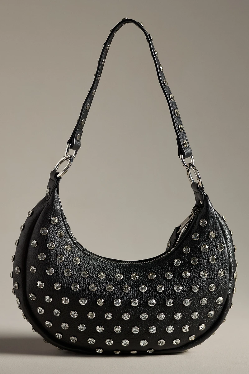 Retrofete Maybelle Rhinestone Studded Shoulder Bag